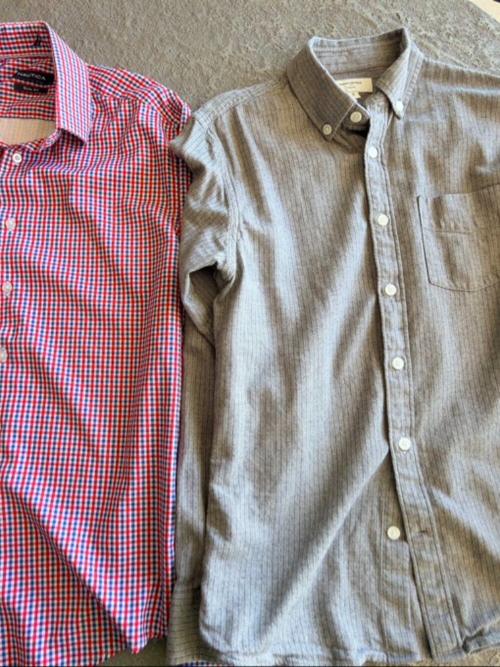 Men's Dress Shirts Bundle - Banana Republic & Nautica - Size S